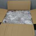Goodluck 48pack Clear Disposable Champagne Flutes9oz Stemless Champagne Flutes,Stemless Disposable Clear Plastic Toasting Glasses for Weddings, Birthday Parties, Family Gatherings, Bars