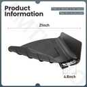Black 631-05168C Discharge Chute Assembly for Cub C-adet Fabricated Decks, Fits RZT ZT1 ZT2 ZT3 SX LX XT1 Ultima 50 54 CYT5023SE Sup-er Bronco SZ2454 Z6900 Replaces 631-05168, 631-05168A, 631-05168B