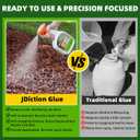 JDiction Rock Glue for Landscaping with Sprayer 27OZ - Ready to Use Mulch Adhesive, Landscape Glue Spray for Rocks, Pea Gravel, Stones, Weather Resistant Mulch Binder, Pets Safe, Lasts 2 Years