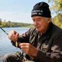 GOAUS Fishing Hunting Camping Gifts Funny Hat and Socks, Gifts for Men Boys Dad Son Husband Boyfriend Grandpa