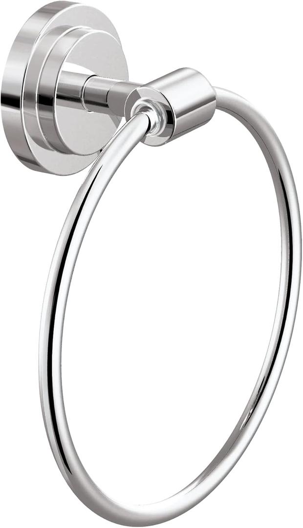 Moen DN0786CH Iso Bathroom Hand Towel Ring, Chrome Moen DN0786CH Iso Bathroom Hand Towel Ring, Chrome