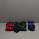 Eurzom 4 Pairs Kids Waterproof Winter Snow Gloves Ski Windproof Adjustable Gloves for Boy Girl Outdoor Warm, 4 Colors (8-15 Years, Red, Blue, Black, Navy Blue)