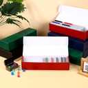 10 Pack Trading Card Storage Box 1000 Count Sports Game Card Storage Boxes with Dividers Cardboard Collection Case for Baseball Tcg Basketball