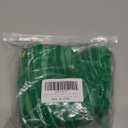 50pcs Green Velvet Bows for Christmas Tree - 5x7 Inch Pre-Tied Holiday Bows for Tree, Wreath, Gift Wrapping & Decor (3/8" Width)