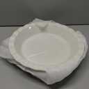 MALACASA Ceramic Pie Pan Set of 2, 9 inch, 40 oz Round Pie Dishes with Fluted Edges, Non Stick, For Quiche, Apple Pies, Pot Pies & More