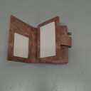 Small Wallets for Women Rfid Blocking Leather Bifold Credit Card Holder Ladies Wallet Zipper Pocket with ID Window