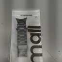 Miimall Metal Band Compatible for Google Pixel Watch 4(2025)/3 45mm Band, No Gap, Men Business Stainless Steel Adjustable Wristband Replacement Strap for Pixel Watch 4/3/2/1 (Black)