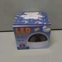 Christmas Projector Night Light Indoor, Snowflake NightLight for Room Decor, Kids Star Projector Night Light with Starry&Snowfall Theme,Xmas Birthday Gift Toy for Baby Toddler