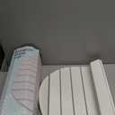 Deepstone Foldable Stone Bath Mat – Large Diatomaceous Earth Mat, Quick Dry with NonSlip Base, Water Absorbing Bathroom and Shower Stone Mat, Easy to Clean (24” x 15”), White