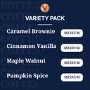 Victor Allen's Coffee Fall Harvest Variety Pack, Medium Roast, 96 Count, Single Serve Coffee Pods for Keurig K-Cup Brewers