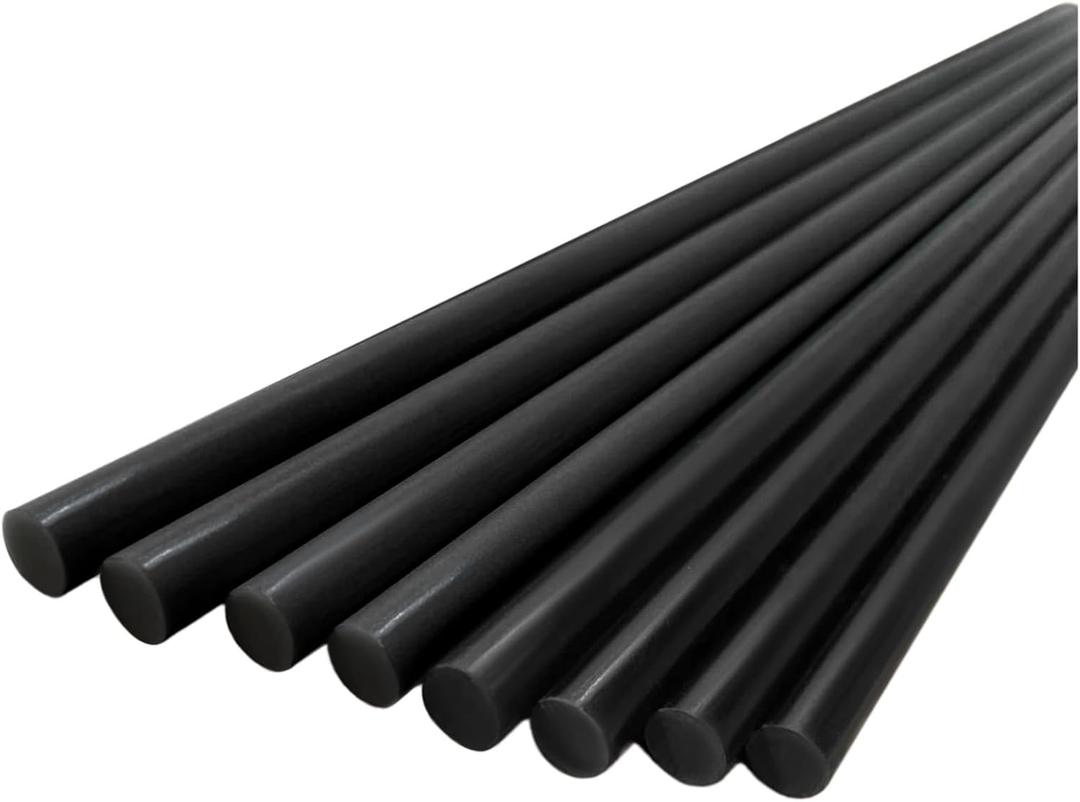 Universal Trampoline Fiberglass Rods, for Plastic T Connector | 9.5 mm top ring net rods, replacement fiberglass poles, only fit plastic T connector, not for tube caps, For 12FT frame