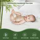 Queen Waterproof Mattress Protector - Blancmax Bamboo Rayon Breathable Mattress Protector with Deep Stretchable Pockets, Hypoallergenic & Odor Resistant Mattress Cover Cool & Noiseless