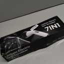 Leebein Electric Spin Scrubber, Cordless Cleaning Brush for Bathroom Shower Tub, IPX7 Waterproof Power Scrubber with 7 Brush Heads, Extendable Long Handle and 2 Speeds Scrubber for Bathtub Floor (Black)