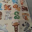 Kids Rugs for Playroom - 2.5x4 Feet ABC Rug for Toddler Children Educational Learning Animal, Alphabet Rug Kids Play Mat Nursery Bedroom Kindergarten Decor, Beige