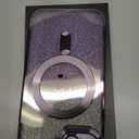 Bonoma Compatible with iPhone 15 Case Support for MagSafe, Plating Heart Glitter Magnetic 2* Screen Protector TPU Camera Protection Back Cover for Girls Women -Purple