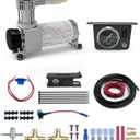 RETRUE Onboard Air Compressor System for Truck Airbag Suspension - Universal Air Bag Compressor kit for Ford F150, F250, F350, Chevrolet Silverado, GMC Sierra, Dodge Ram and More Air bags Kit