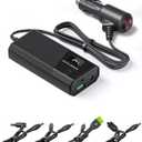 EASYLONGER Car Adapter for CPAP, DC 12/24V Converter CPAP Power Cord, 84W Car Charger with 4 DC CPAP Cables for ResMed S9/ AirSense 10/ AirCurve 10/ AirMini/AirSense 11/ Philips Dreamstation etc