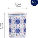 Bico Blue Talavera Ceramic Utensil Holder