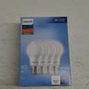 60W A19 4-Pack Basic Soft White (2700K) 800 Lumen (10W = 60W) Frosted Flicker-Free Light Bulbs