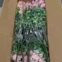 Grunyia 20 Bundles UV Resistant Artificial Fall Flowers for Outdoor - No Maintenance Thanksgiving Decor with Orange Blooms, Faux Silk & Plastic Plants for Porch, Yard (Fall Coffee Mix)