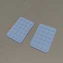 AZXYI Anteel 2 Pack Silicone Suction Phone Case Mount, Silicon Adhesive Suction Cup Phone Mount, Non Slip Sticky Phone Grip for Cellphone, Strong Grip Holder for Selfies and Videos (Baby Blue)