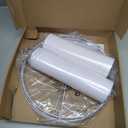 White Lamp Shades Set of 2, Drum Large Lampshades 13" Top x 13" Bottom x 10" High, Replacement Lamp Shades Natural Linen for Table Lamps Floor Lamps, Easy Assembly Required