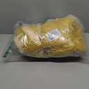 Bathroom Rugs Sets 3 Piece, Super Soft Absorbent Bath mat Set,with U-Shaped Toilet Rug,Strong PVC Underside Bathroom Rug,Antiskid Bath mats Washable Toilet mat, Yellow