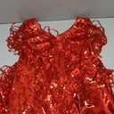 Women's V Neck Sparkly Sequins Flapper Dress Tassels Fringe Skirt Latin Tango Belly 1920s Modern Dancewear M