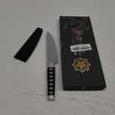 5.5" Santoku Samurai Sword Katana Shape Stainless Kitchen Knife Made in Seki JAPAN (Oda Nobunaga)