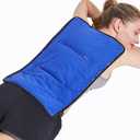 Koo-Care Extra Extra Large Gel Ice Pack for Injuries Reusable Flexible Cold Therapy Compress with Wrap for Full Back, Hip, Thigh, Knee, Shin - Pain Relief for Post-surgery Recovery XXL, 13 x 21.5 Inch 