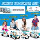 STEM Robot Building Kit for Kids, 12-in-1 Building Robot Toys APP & Remote Control Car, STEM Toys for Boys Age 8-12, Rechargeable Educational Robotics Toy for Boys Girls Christmas Birthday 332+Pcs