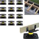 Bison Level.Up System Adjustable Deck Pedestal Joist Support Kit, 12-Pedestal Kit (7079806002)