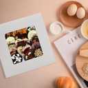 25pcs 8x8x5 Inches Cake Boxes, White Bread Boxes with Windows for Pastries, Cupcakes,Cookies, Pie, Muffins and Donuts