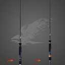Phenix Rods Iron Feather Spinning / 7'7" / 1 PC / 1-9 LB LINE Rating/Extra Fast Taper Action / 1/16-3/8 OZ Lure Weight/Fuji Titanium TORZITE Guides/Custom Fuji Reel SEAT/EVA Split Grip Handle