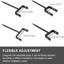 Downspout Bracket,Heavy Duty Size-Adjustable Storm-Proof Downpipe Bracket