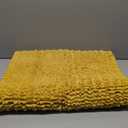 OLANLY Bathroom Rugs 59x24, Extra Soft Absorbent Chenille Bath Rugs, Rubber Backing Quick Dry, Machine Washable Bath Mats for Bathroom Floor, Tub and Shower, Home Decor Accessories, Yellow