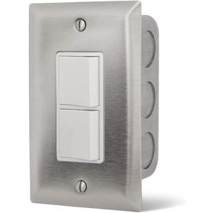 Infratech Duplex Stack Switch 14-4300 Single Wall Plate Controller