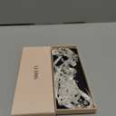 SWEETV Flower Girl Headpiece Ivory Tulle Flowers Wedding Headband for Girls, Princess Pearl Hair Accessories for Birthday Party, First Communion