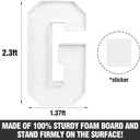 2026 Graduation Decorations - 2.3FT Large PRE-CUT GRAD Marquee Light Up Letters Kit - Mosaic Foam Board Sign - Class of 2026 Congrats Party Supplies for Kindergarten Preschool High School College