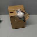 Yunlly 12 Pcs Textured Christmas Ball Ornaments 2.36'' Neutral Christmas Tree Decor Modern Vintage Brown Hanging Decor Shatterproof Home Ornaments for Rustic Large Farmhouse (Sage Green)