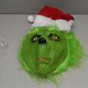 brableewear Christmas Green Giant Monster Costume for Kids Boys Christmas Furry Suit Santa Outfits Christmas Cosplay Costume, M