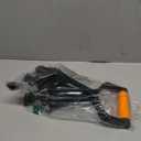 KJX Upgraded Shovel Handle Extension, Ergonomic Snow Shovel Handle Replacement, Back Saver Attachment Universal Fit for Weed Eater, Rakes, String Trimmers, Shovels and More Yard Tools