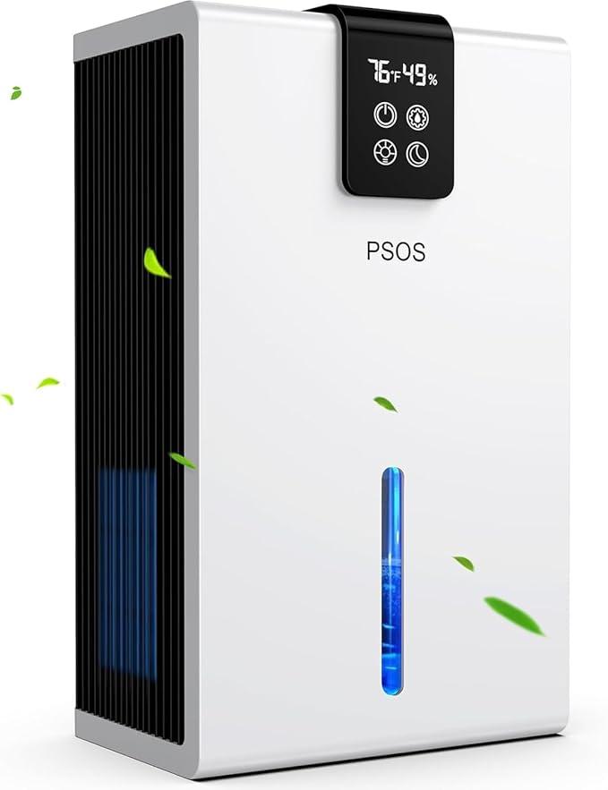 Dehumidifier, 118 OZ Dehumidifiers for Home(980 sq.ft ), Dehumidifier for Basements Bathroom with Auto Shut Off, Intelligent Humidity Control