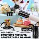 Soulchen 100 Pcs Paw Print Silicone Bracelets Dog Paw Print Rubber Wristbands for Birthday Puppy Animal Decorations Goodie Bag Party Favor Stuffers Silicone Bracelets (Black)