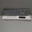 seenda Wireless Bluetooth Keyboard and Mouse Combo, SKM64-3 Rechargeable Slim Quiet Keyboard Mouse, 3 Multi-Device Connection, Compatible for Windows, Mac, MacBook, iPad, Tablet, Black Gray