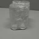 7" H Clear Glass Candle Holders, 4Pcs