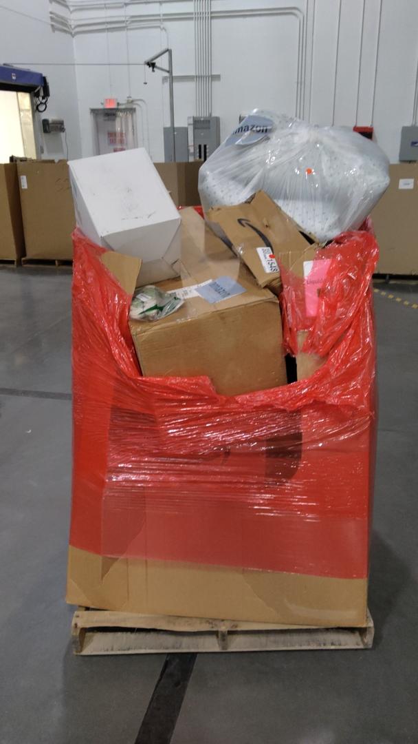 pallet of salvage items