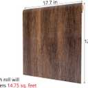 Decotalk Wood Contact Paper Wood Grain Contact Paper for Cabinets Wood Wallpaper Peel and Stick Brown Wood Wallpaper for Walls Removable 17.7"x120" Self Adhesive Faux Wood Vinyl Wrap Roll