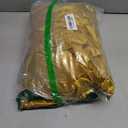 TURSTIN 1 Pack Gold Satin Tablecloth 102 x 58 Inch Overlay Satin Table Cover Rectangle Bright Silk Tablecloth Smooth Fabric Table Decoration for Wedding Banquet Party Events