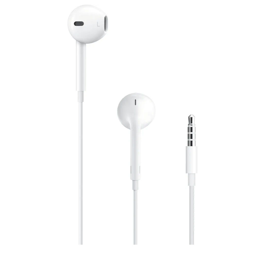 Apple EarPods Headphones with 3.5mm Plug, Wired Ear Buds with Built-in Remote to Control Music, Phone Calls, and Volume